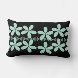 ミントによっては黒い枕が開花します ランバークッション