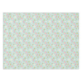 ミントにトーストのベーコンと卵を付けたかわいい朝食 テーブルクロス (正面(横))