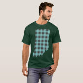 ミントのインディアナ・プラッド Tシャツ (正面フル)
