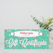 ミントのクリスマスツリー – カスタムギフト券 (スタンド正面)