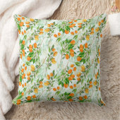 ミントのクンカート熱帯夏のフルーツパターン クッション (ブランケット)