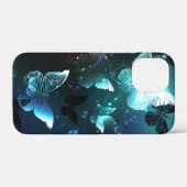 ミントの夜の蝶々 Case-Mate iPhoneケース (裏面 (横))