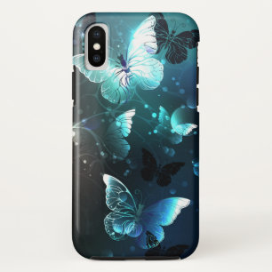ミントの夜の蝶々 iPhone XSケース