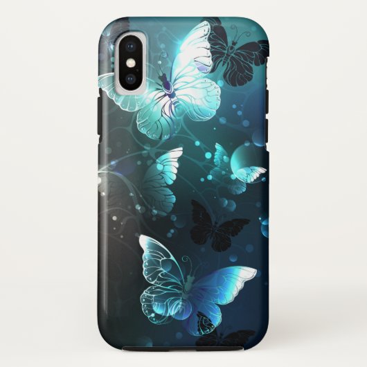 ミントの夜の蝶々 Case-Mate iPhoneケース (裏面)