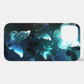 ミントの夜の蝶々 Case-Mate iPhoneケース (裏面 (横))