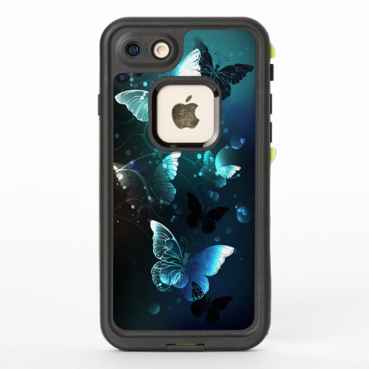 ミントの夜の蝶々 LifeProof iPhoneケース (裏面)