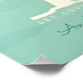 ミントの指紋ツリー ウェディング ゲストブック (角)