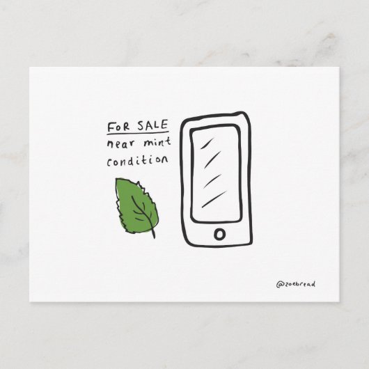 ミントの近いポストカード ポストカード (正面)