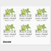 ミントはメッセージカードのシールを優先する スクエアシール (シート)