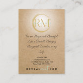 ミントを明らカスタムかす 名刺 (裏面)