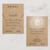 ミントを明らカスタムかす 名刺 (正面/裏面)