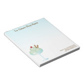 ミントアイスクリームサンデアイスクリームショップ事業 ノートパッド (アングル)