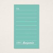 ミントアイスクリーム1st誕生日サンスクリームサンキューDIYプレゼントラベル (裏面)