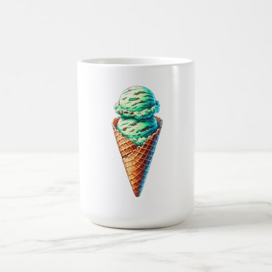 ミントアイスクリーム コーヒーマグカップ (中央)