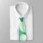 ミントアクアグリーンバブルロカビリーネックタイ ネクタイ (タイ)