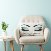 ミントアクアティファニーメイクアップラッシュハローゴース ランバークッション (椅子)