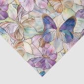 ミントアクアブルーパープル蝶 薄葉紙 (詳細)