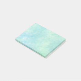 ミントアクアブルー絞り染め水彩 ポストイット
