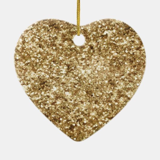 ミントアクア紙吹雪グリッターユニコーン セラミックオーナメント (裏面)