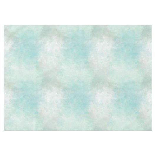 ミントアクア絞り染め テーブルクロス (正面(横))