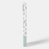 ミントアンドグレートレリスハートモノグラム Case-Mate iPhoneケース (裏面 / 左)