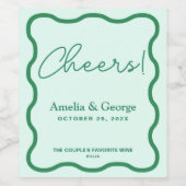 ミントウェーレトロ結婚ズ ワインラベル (シングルラベル)