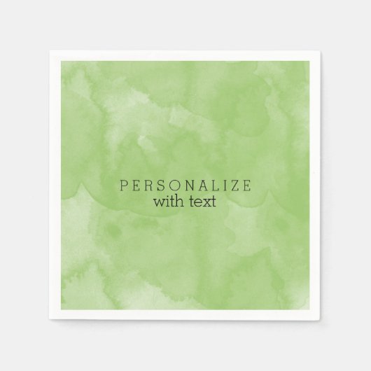 ミントウォーターの色 スタンダードカクテルナプキン (正面)