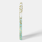 ミントウォーターカラーグラデーショングラム金ゴールドヒョウ Case-Mate iPhoneケース (裏面 / 右)