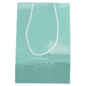 ミントウォーターグラデーションカラー ミディアムペーパーバッグ (裏面)