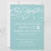 ミントエバーアフターシャルボード招待状 招待状 (正面)