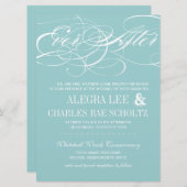 ミントエバーアフターシャルボード招待状 招待状 (正面/裏面)