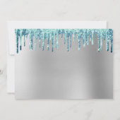 ミントエレガントグリッターがsweet sixteen投入 招待状 (裏面)