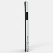 ミントエレガントグリーングリッタードリップ Case-Mate iPhoneケース (裏面/右)