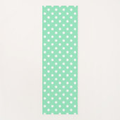 ミントエレガントグリーンフィットネスモダンテンプレート ヨガマット (正面)