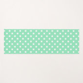 ミントエレガントグリーンフィットネスモダンテンプレート ヨガマット (正面(横))