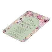 ミントエレガントグリーンフローラアーチサマーブライダルシュウェ マグネット (左側)