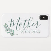 ミントエレガント植物性花嫁の母 Case-Mate iPhoneケース (裏面(横))