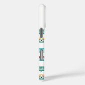 ミントオレンジアクアタンレトロ電話こんにちは Case-Mate iPhoneケース (裏面 / 右)