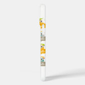 ミントオレンジアクアタンレトロ電話こんにちは Case-Mate iPhoneケース (裏面 / 左)