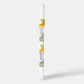 ミントオレンジアクアタンレトロ電話こんにちは Case-Mate iPhoneケース (裏面 / 右)