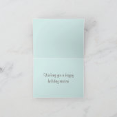 ミントオーナメントクリスマスカード シーズンカード (内部)