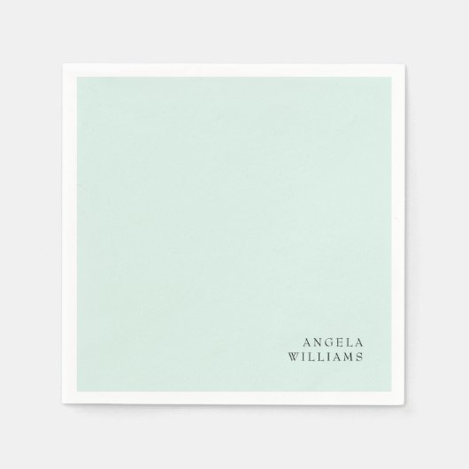 ミントカスタムカクテル スタンダードカクテルナプキン (正面)