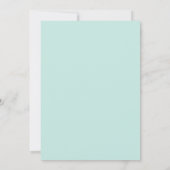 ミントカップケーキ60th誕生日パーティーの招待状 招待状 (裏面)