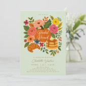 ミントカボチャフローラ秋ブライダルブランチ招待状 招待状 (スタンド正面)