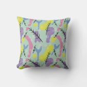ミントカラフル抽象芸術シェイプ装飾用クッション クッション (正面)