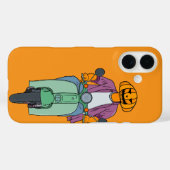 ミントカラーのスクーターに乗るカボチャライダー Case-Mate iPhoneケース (裏面 (横))
