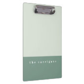 ミントカラーブロック クリップボード (右)