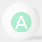 ミントカ無地のラー 卓球ボール (正面)