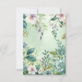 ミントガーデンエレガンス ウェディング招待状 招待状 (裏面)