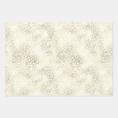 ミントガーリーウォーター色グラデーション金ゴールドヒョウ印刷 ラッピングペーパーシート (正面2)